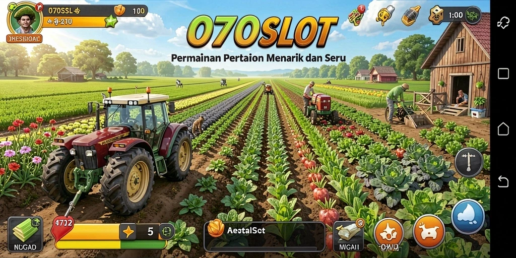 Tangkapan layar dari gameplay pertanian seru 070SLOT.