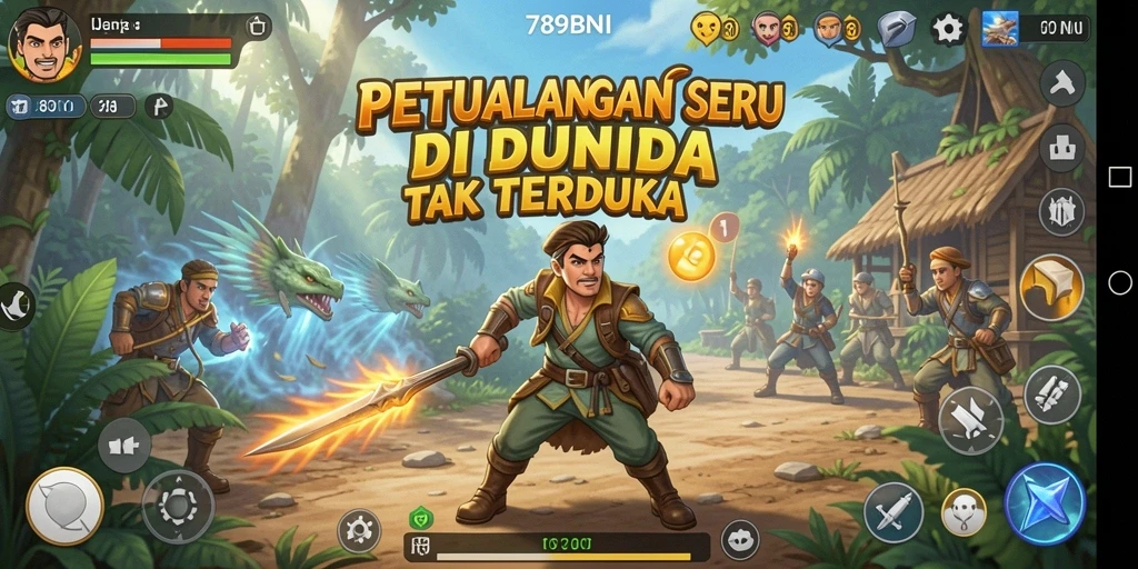 Gameplay seru dalam 789BNI dengan karakter dan petualangan menarik.