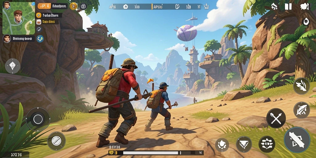 Gameplay API36 menunjukkan kebebasan eksplorasi dalam dunia terbuka.
