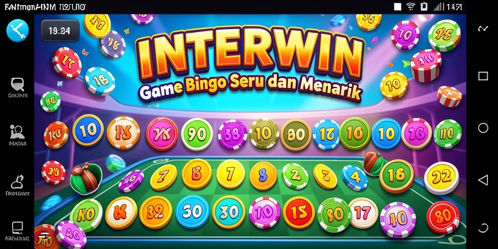 Screenshot INTERWIN menampilkan gameplay Bingo yang seru dan interaktif.