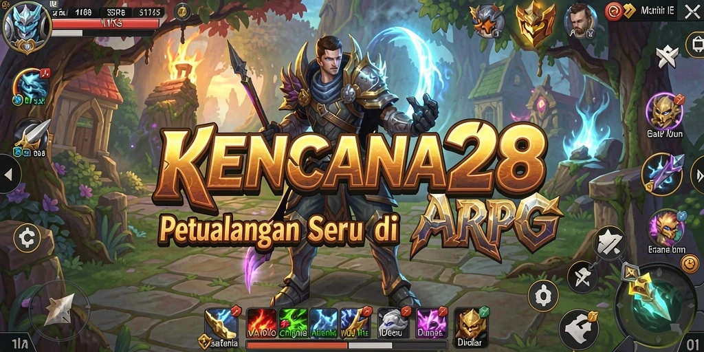 Tampilan menakjubkan dari pertarungan KENCANA28 dalam dunia ARPG.