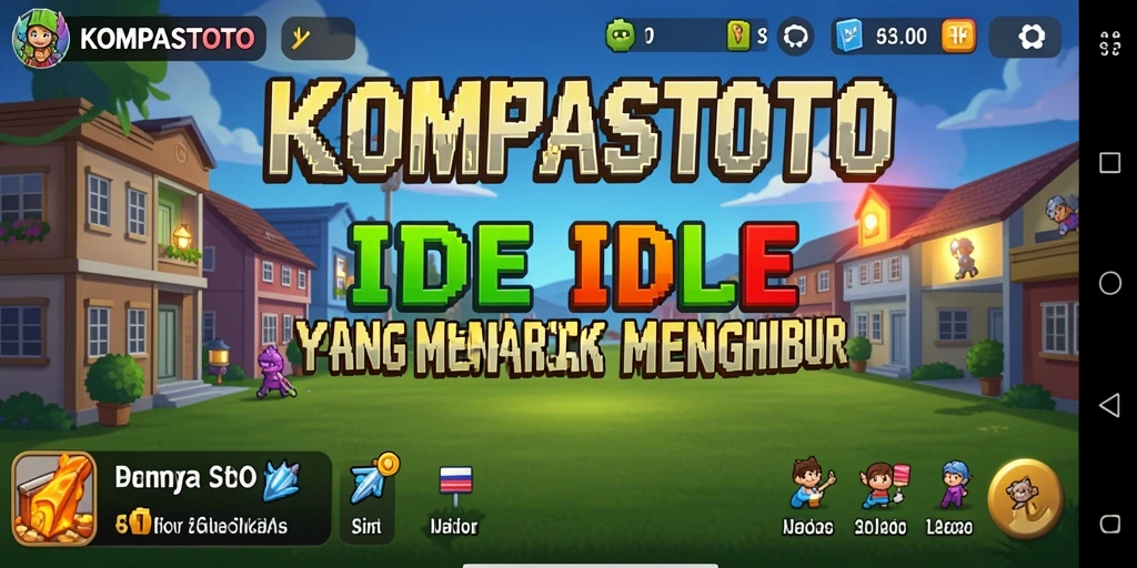 Tangkapan layar gameplay KOMPASTOTO yang penuh warna dan interaktif.