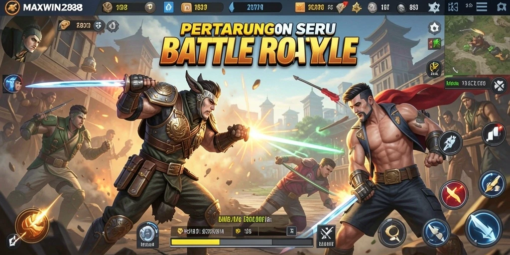 Gameplay seru dan mendebarkan dalam MAXWIN288 Battle Royale