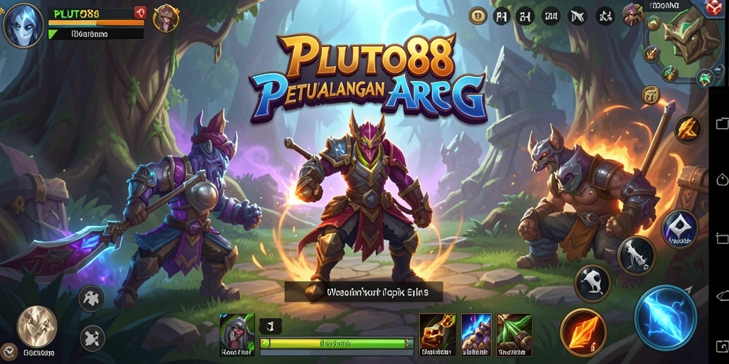 Screenshot gameplay PLUTO88 yang penuh aksi dan petualangan.