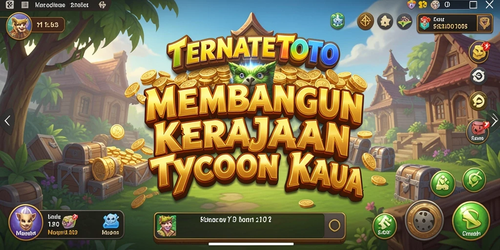 Tampilan gameplay seru di TERNATETOTO yang menggambarkan keseruan membangun bisnis.